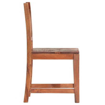 Dining Chairs 2 pcs Solid Mango Wood