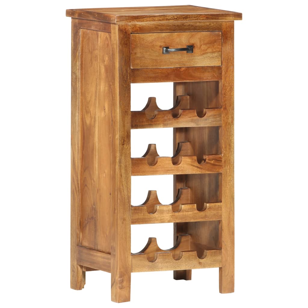 vidaXL Wine Cabinet 40x30x80 cm Solid Acacia Wood 1