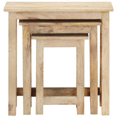 287489 vidaXL Nesting Tables 3 pcs Solid Mango Wood 2