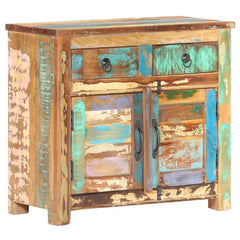287490 vidaXL Sideboard 70x35x65 cm Solid Reclaimed Wood 1