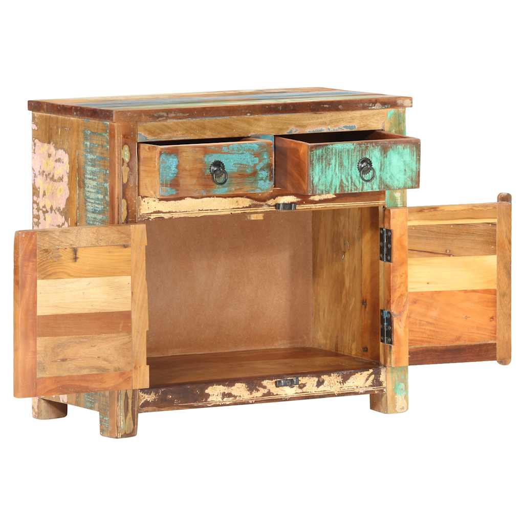 287490 vidaXL Sideboard 70x35x65 cm Solid Reclaimed Wood 2