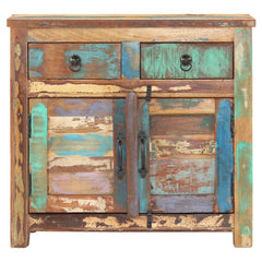 287490 vidaXL Sideboard 70x35x65 cm Solid Reclaimed Wood 3