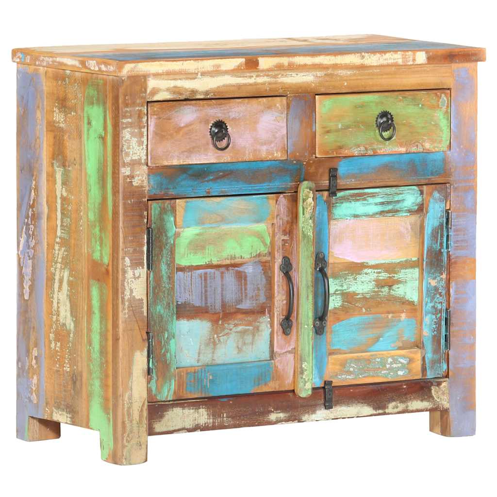 287490 vidaXL Sideboard 70x35x65 cm Solid Reclaimed Wood 4