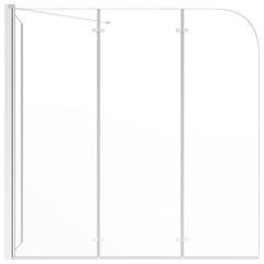 146227 vidaXL Bath Enclosure 120x69x130 cm Tempered Glass Transparent 4