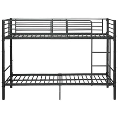 Bunk Bed without Mattress Metal 90x200cm Black