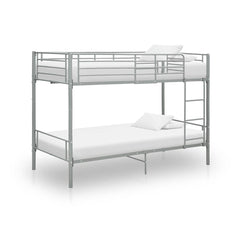 Bunk Bed without Mattress Metal 90x200cm Grey