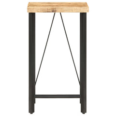 vidaXL Bar Table 60x60x107 cm Rough Mango Wood 2