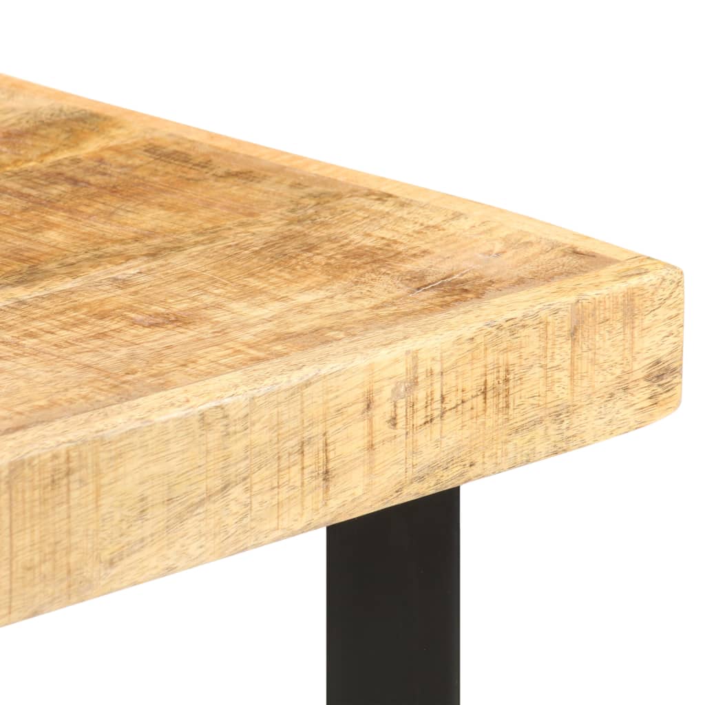 vidaXL Bar Table 60x60x107 cm Rough Mango Wood 5