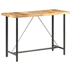 vidaXL Bar Table 150x70x107 cm Rough Mango Wood 1