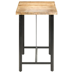 vidaXL Bar Table 150x70x107 cm Rough Mango Wood 3