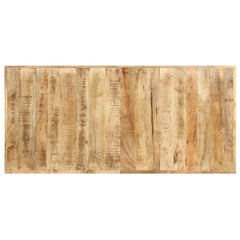vidaXL Bar Table 150x70x107 cm Rough Mango Wood 4
