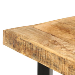 vidaXL Bar Table 150x70x107 cm Rough Mango Wood 5