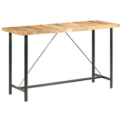 vidaXL Bar Table 180x70x107 cm Rough Mango Wood 1