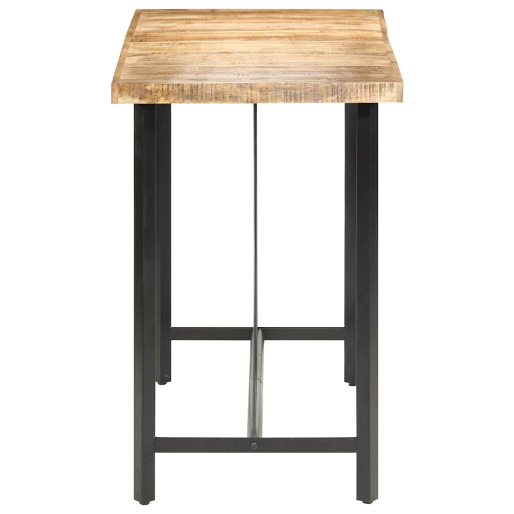 vidaXL Bar Table 180x70x107 cm Rough Mango Wood 3