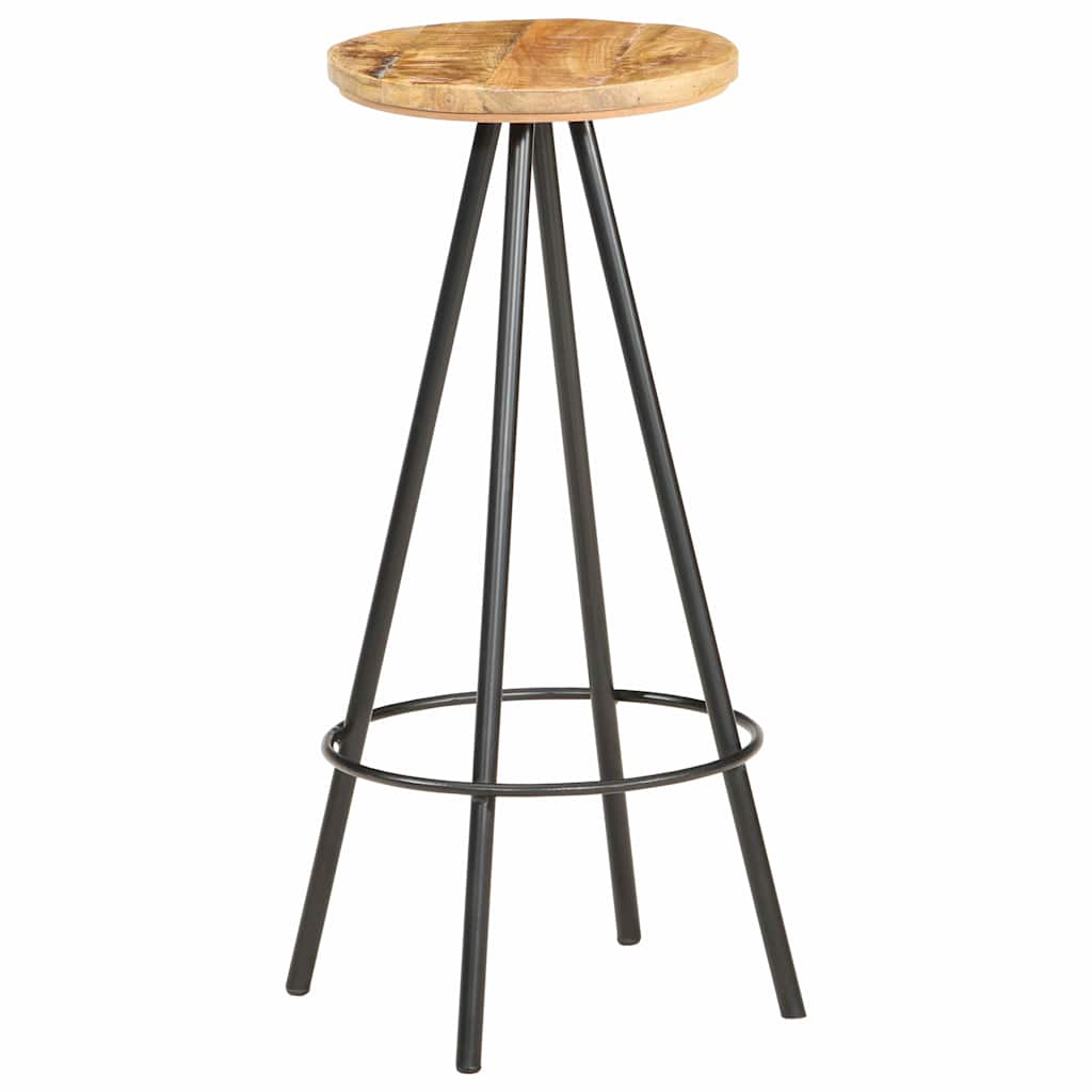 Bar Stools Rough mango wood 4