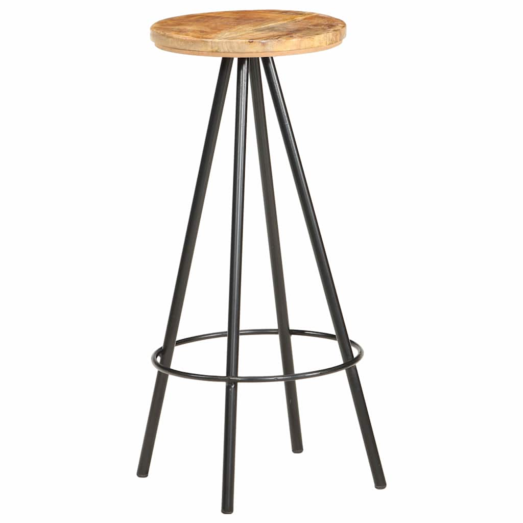 Bar Stools Rough mango wood 4