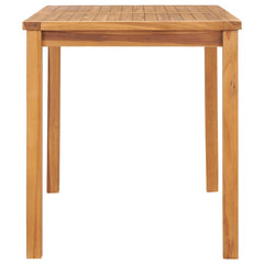 49360 vidaXL Garden Dining Table 120x70x77 cm Solid Teak Wood 3