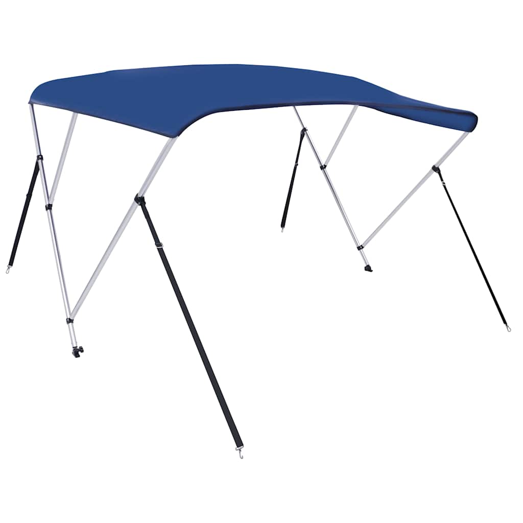 3 Bow Bimini Top Height 137 cm Width 183 cm Blue 140 cm