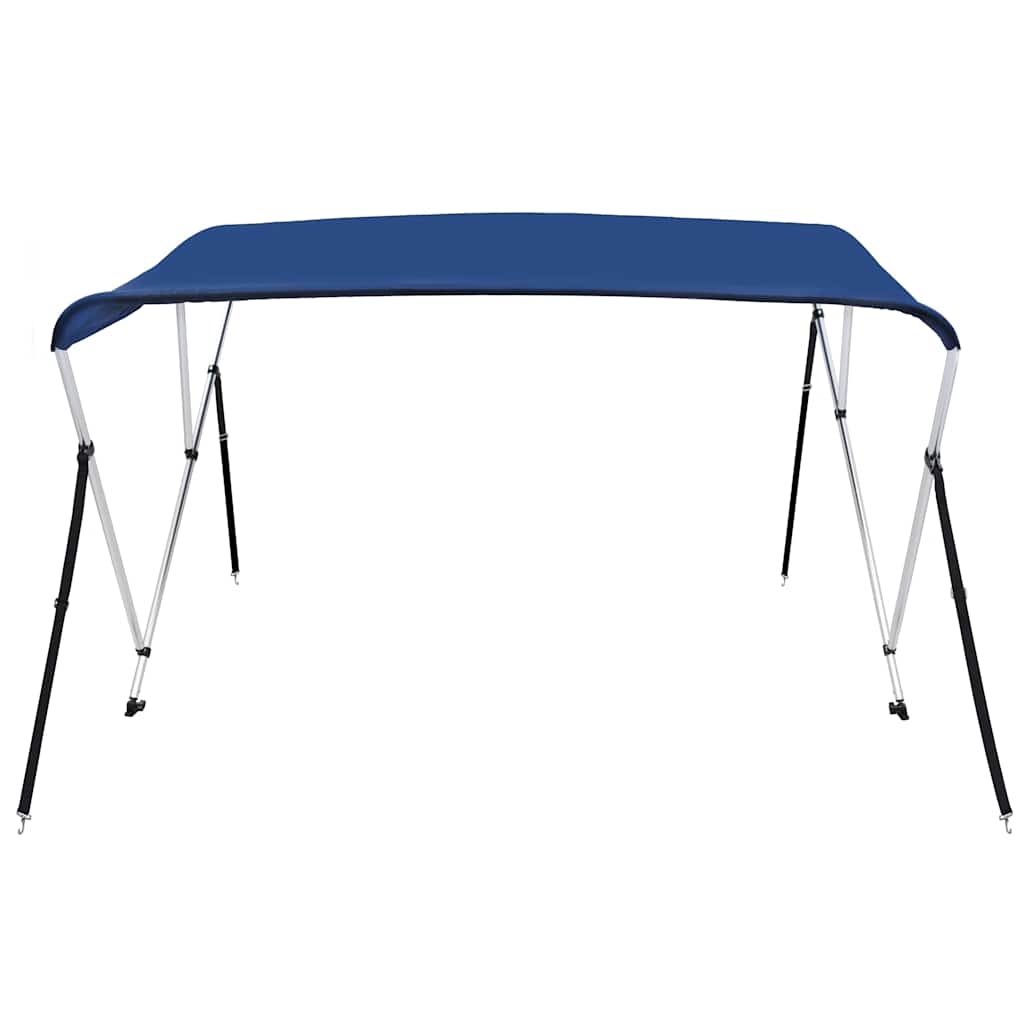 3 Bow Bimini Top Height 137 cm Width 183 cm Blue 140 cm