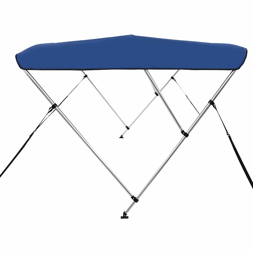 3 Bow Bimini Top Height 137 cm Width 183 cm Blue 140 cm