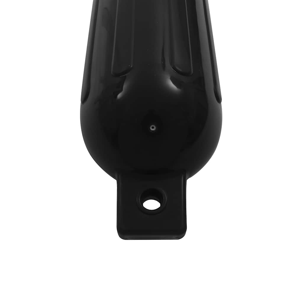 vidaXL Boat Fenders 4 pcs Black Ø 14x50 cm PVC 6