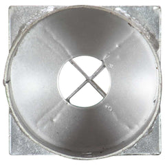 vidaXL Ground Spikes 2 pcs Silver 10x76 cm Galvanised Steel 5