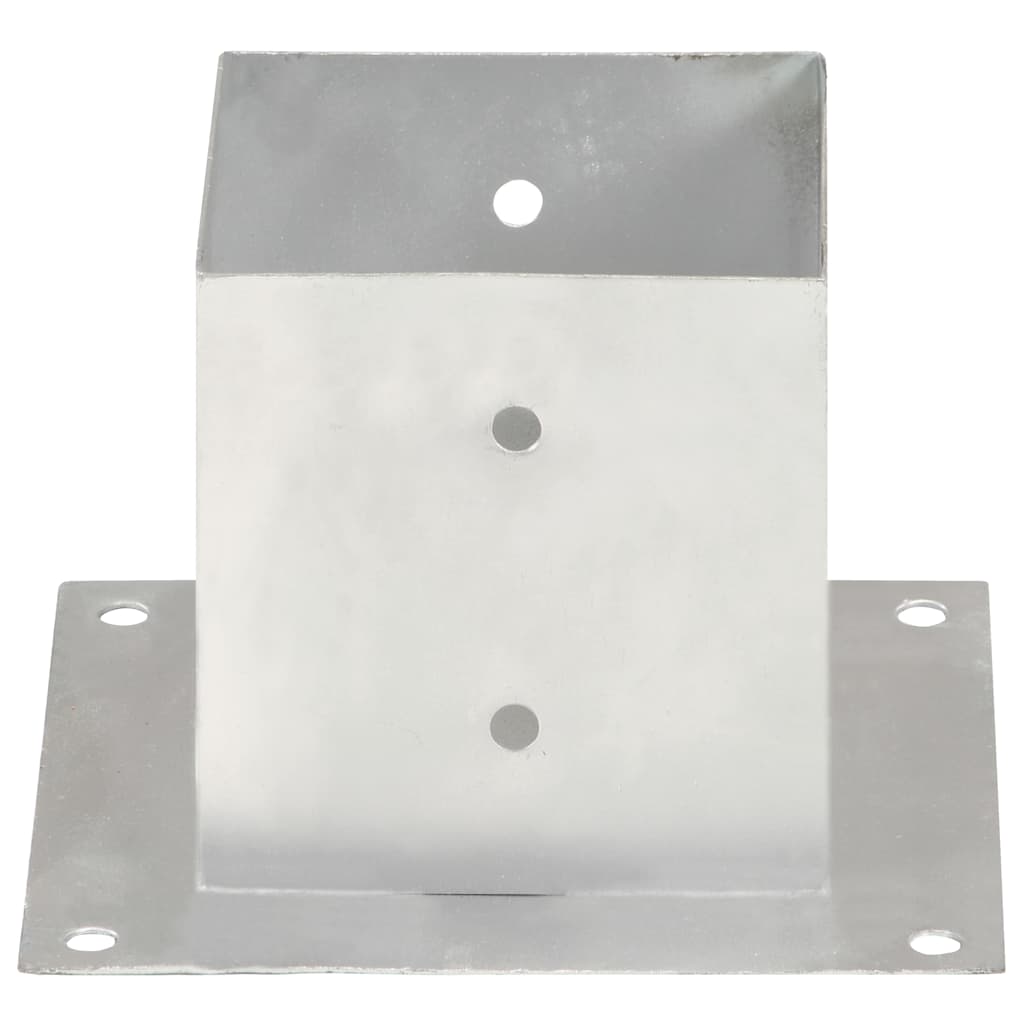 vidaXL Post Anchors 4 pcs Galvanised Metal 141 mm 3