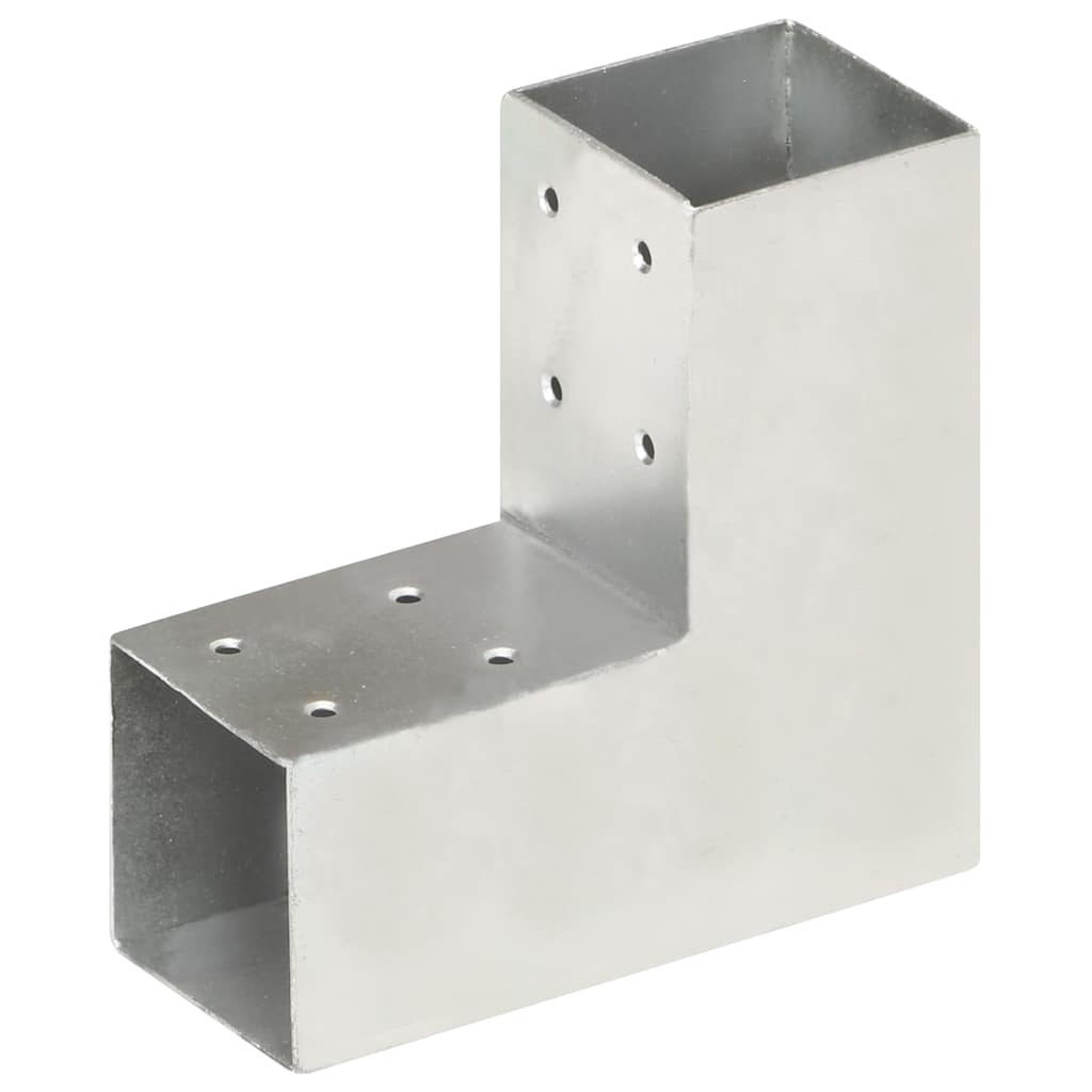 Post Connectors Galvanised Metal 4 71 cm 71 cm L shape