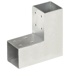 Post Connectors Galvanised Metal 4 71 cm 71 cm L shape