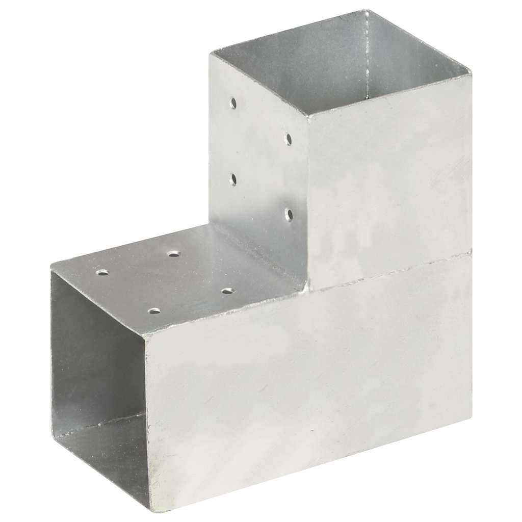 Post Connectors Galvanised Metal 4 101 mm 101 mm L shape