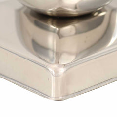 vidaXL Post Caps 6 pcs Globe Final Stainless Steel 71x71 mm 5