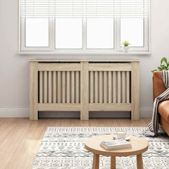 vidaXL Radiator Cover 152 x 19 x 81.5 cm Engineered Wood