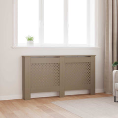 MDF Radiator Cover 78 cm Brown 152 cm 19 cm