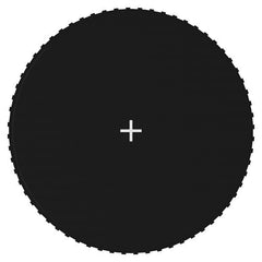 Jumping Mat Fabric Black for 10 Feet/3,05 Round Trampoline 3.66 m