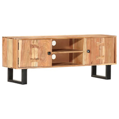 287341 vidaXL TV Cabinet 118x30x45 cm Solid Acacia Wood 1