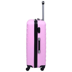 vidaXL Hardcase Trolley Pink ABS 3