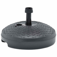 48771 vidaXL Umbrella Base Sand/Water Filled 20 L Anthracite Plastic Rattan 3
