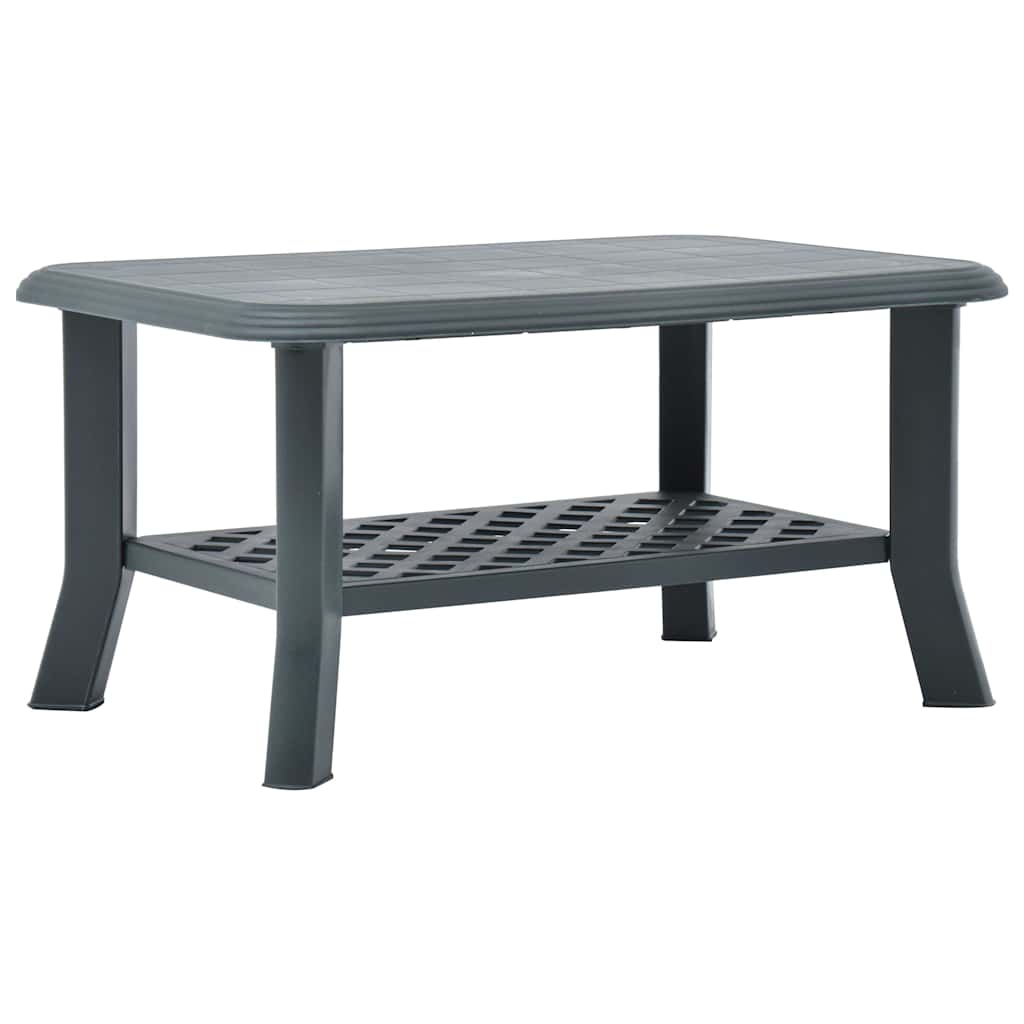 Coffee Table 90x60x46 cm Plastic Green