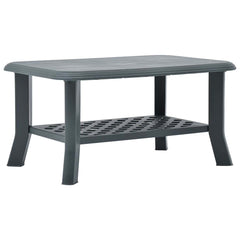 Coffee Table 90x60x46 cm Plastic Green