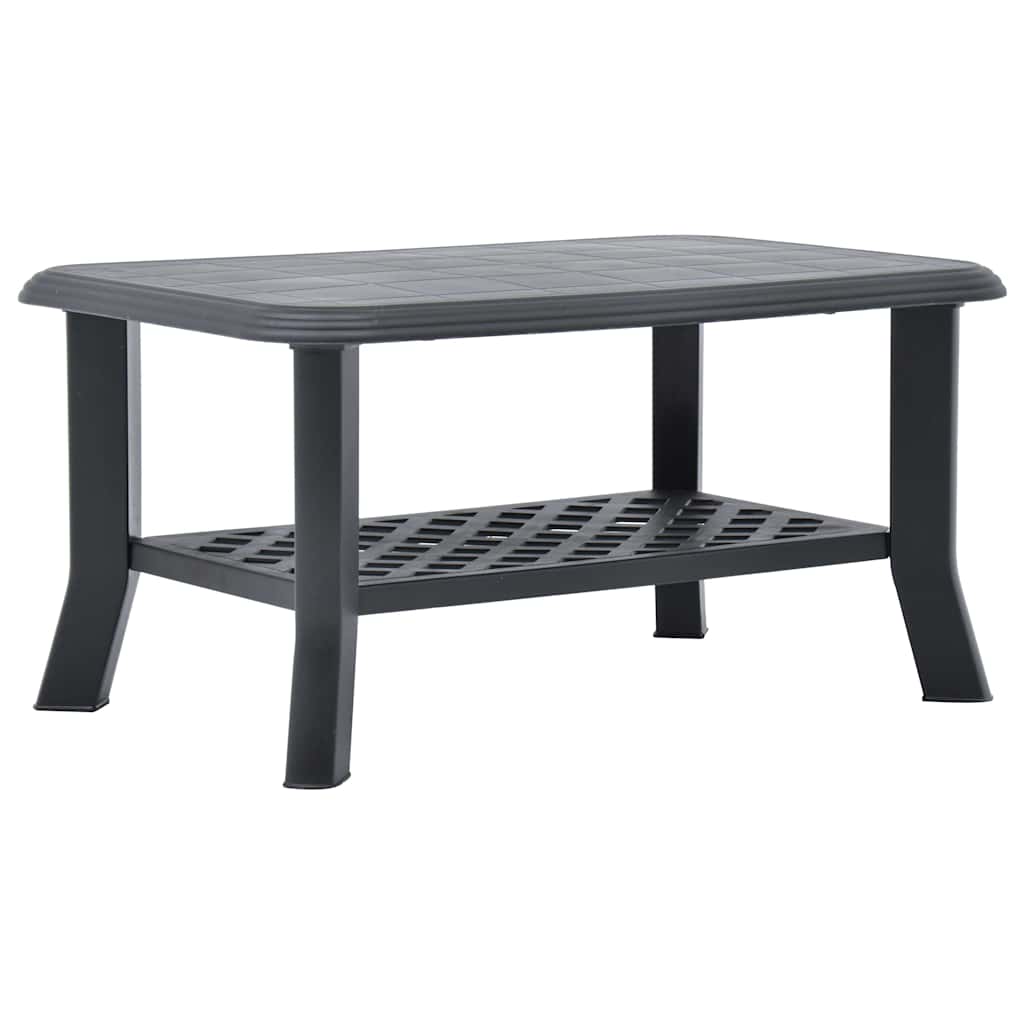 Coffee Table 90x60x46 cm Plastic Anthracite
