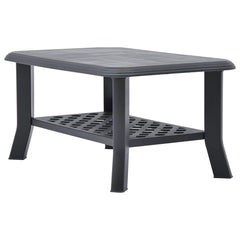 Coffee Table 90x60x46 cm Plastic Anthracite