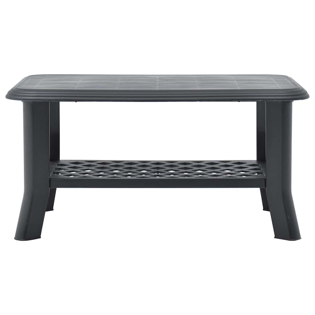 Coffee Table 90x60x46 cm Plastic Anthracite