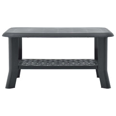 Coffee Table 90x60x46 cm Plastic Anthracite