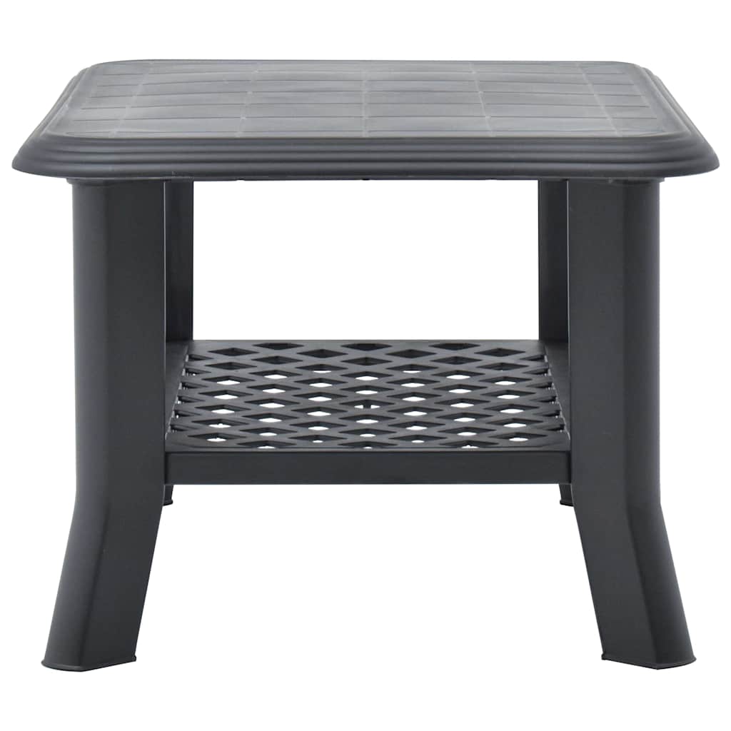 Coffee Table 90x60x46 cm Plastic Anthracite