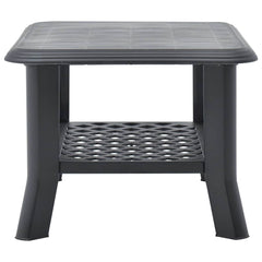 Coffee Table 90x60x46 cm Plastic Anthracite