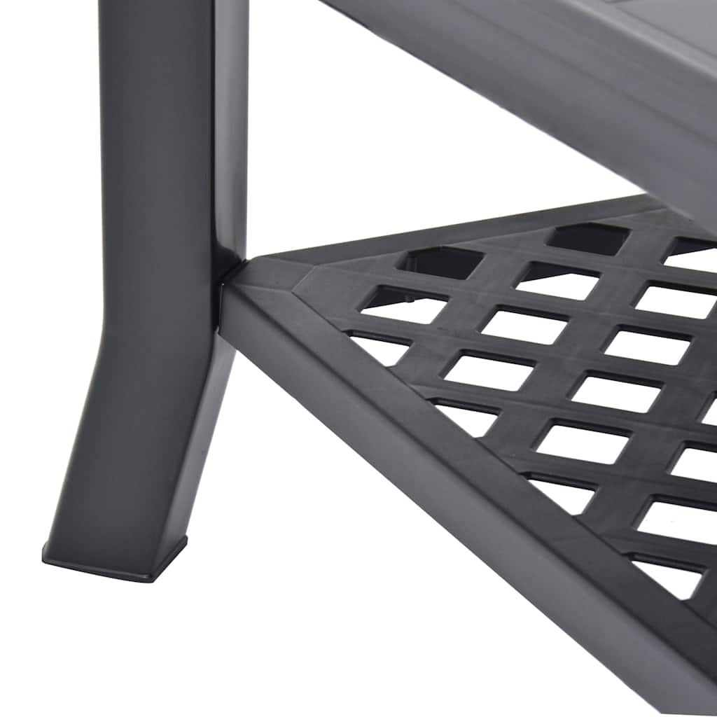 Coffee Table 90x60x46 cm Plastic Anthracite