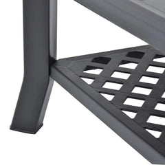 Coffee Table 90x60x46 cm Plastic Anthracite