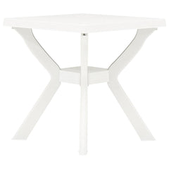 Bistro Table 70x70x72 cm Plastic White