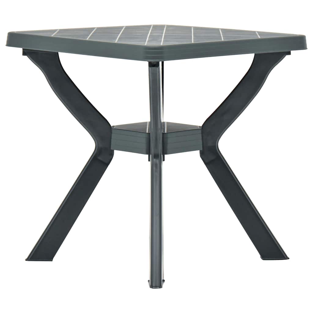 Bistro Table 70x70x72 cm Plastic Green