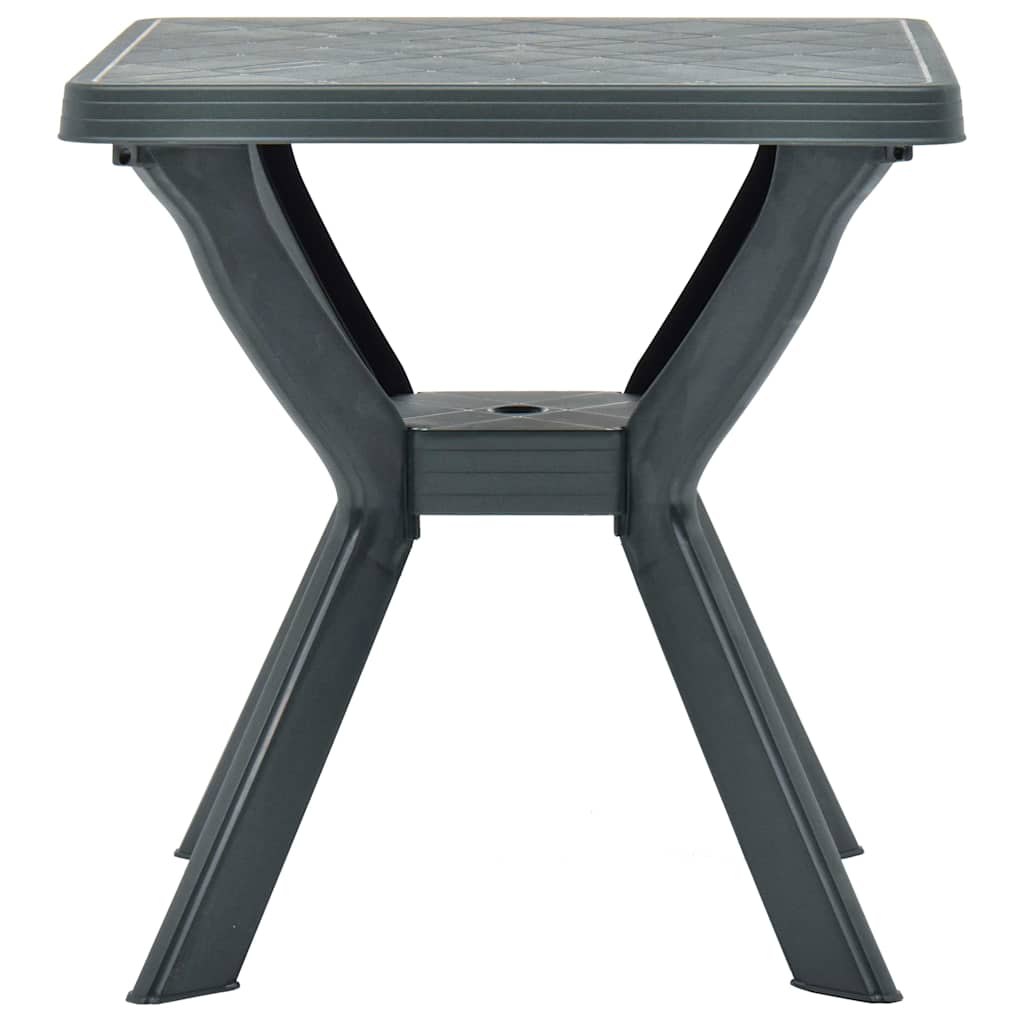 Bistro Table 70x70x72 cm Plastic Green